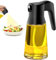 Showvigor 180ml Glas Öl Sprühflasche mit Pinsel, Ölsprüher für speiseöl, Oil Sprayer, Dickes Glas, Große Reichweite, Starke Sprühkraft, Küche