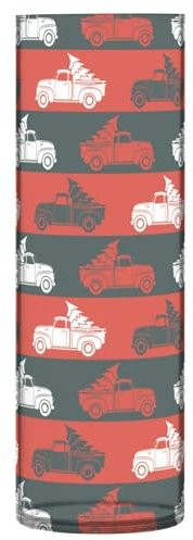 Kunststoffvasen mit Weihnachtsmotiv, 30 x 9 cm, große Vase, ästhetisch, kleine Vasen für Blumen, Küche, Tisch, Bibliothek, Party-Dekoration