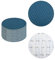 150mm Schleifpapier 120 Körnung, 32 Stück Schleifscheiben 150mm Klett Schleifpads für Holz, Metall & Lack(Blau)