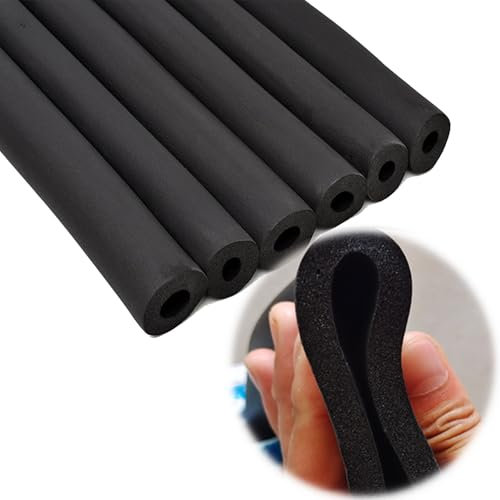 Tuyaux de D'isolation, Isolation de Tuyau Caoutchouc, Tuyauterie Flexible Mousse pour Tuyaux D'extérieur Anti-Gel Support De Poignée ID 6/9/13/16/20/25/32/43/60mm(ID: 20mm TH: 9mm L: 170cm)
