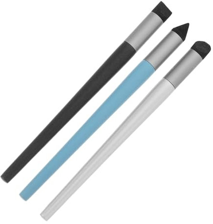 SEWOART 3pcs Sketch Blending Sponge Pens Set Bevel, Round, and Double Bevel Soft Heads, Oil Pastel Blending Brushes for Artists, Painting Smudging Tools for Drawing and Sketching