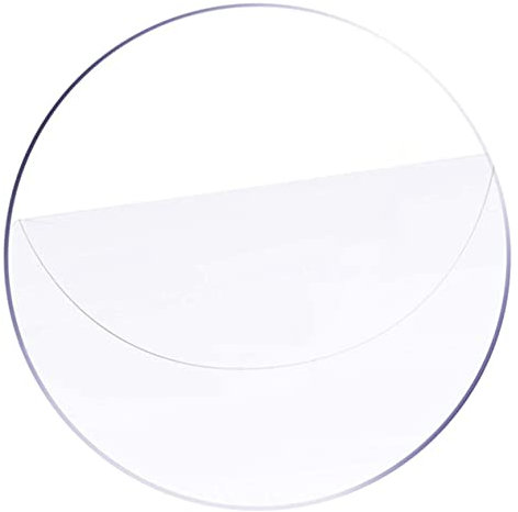 DOITOOL Runde Acrylplatte Spiegelaufsätze Für Tische Planke Rohlinge Für Projekte Bretter Kreis Runde Spiegel Wiederverwendbare Tortenplatte Runde Hintergrundabdeckung Transparent