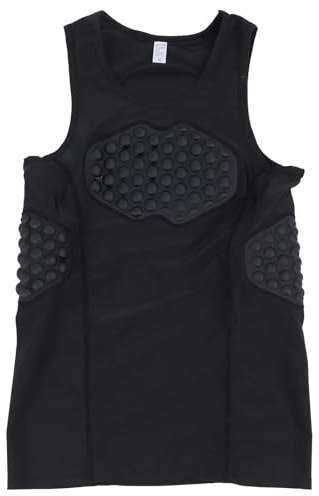 Baseball Chest Protector | Eva Foam Shockproof & Breathable Shirt | Quick Dry Sports Vest for Football / Softball | Sleeveless Protective Gear