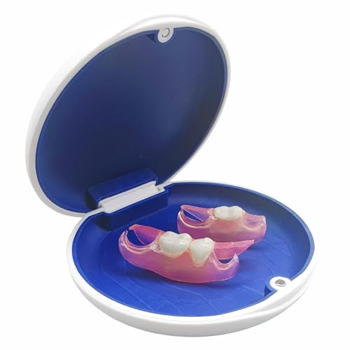 Prothèse dentaire amovible sur mesure pour 3 dents, kit d'empreinte inclus | Prothèse dentaire pour remplacement dentaire, dents temporaires pour dents absentes, simple d'utilisation, sourire parfait