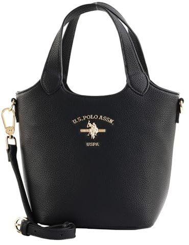U.S. POLO ASSN. Umhängetasche Handtasche Stanford Mini Shopper Black schwarz