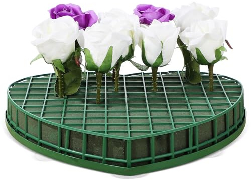 COHEALI Wedding Car Floral Foam Block with Suction Cup Green Flower Mud Plate for DIY Flower Arranging Wedding Decorations Car Decorations Party and Event Floral Display
