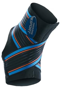 Thuasne Sport - Chevillère Strapping - Chevillère ligamentaire, Maintien Homogène - Entorse Légère, Cheville Instable - Indice de maintien 3/3 - Dispositif Médical CE - Taille S