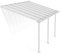 Canopia by Palram Terrassenüberdachung Alu Olympia 3X4.25 Polycarbonat Hohlkammerplatten Pergola 425 x 295 cm Weiss zur Überdachung ihrer Terrasse