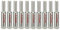 sourcingmap 10PCS 10mm Diamond Coated Hole Saw Drill Bits for Glass Ceramic Tile Marble Rock Porcelain Bottles Pots Brick