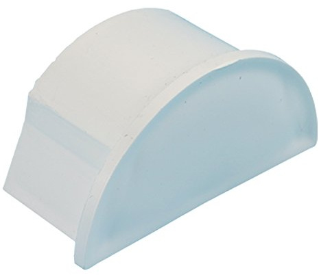 20mm x 10mm Smooth-Fit End Cap Cover White Adapter -Trunking Conduit Pipe/Tube TV | Loops