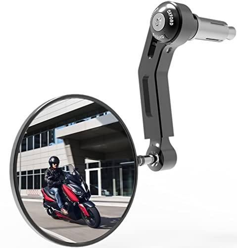 Oxford Premium Black Bar End Mirror - Right