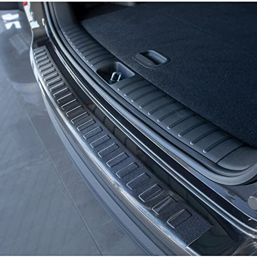 teileplus24 L622 Ladekantenschutz V2A Edelstahl kompatibel mit Hyundai Tucson 2 Facelift 2018-2020 Abkantung, Farbe:Anthrazit gebürstet