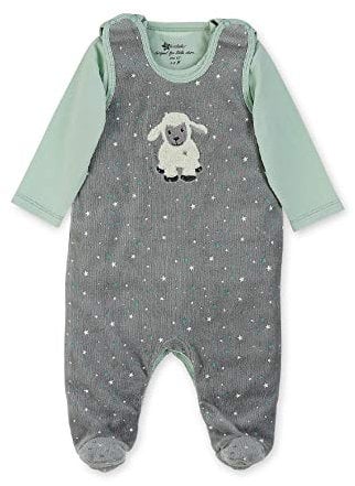 Sterntaler Unisex Baby Strampler-set Nicki Stanley Spieler, Grau, 62