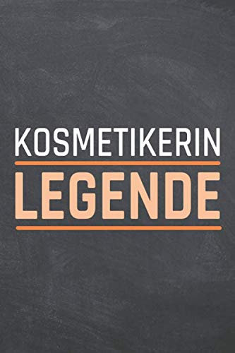 Kosmetikerin Legende: Kosmetikerin Punktraster Notizbuch, Notizheft oder Schreibheft - 110 Seiten - Büro Equipment & Zubehör - Lustiges Geschenk zu Weihnachten oder Geburtstag