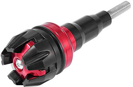 Motoforti M10 Exhaust Frame Slider Universal Motorcycle Slider Falling Crash Protector Red