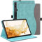 FINTIE Funda para Tablet Samsung Galaxy Tab S7 FE 2021 / S7 Plus 2020 / S8 Plus 2022/12.4 Pulgadas con Soporte para bolígrafo S, Soporte de visión multiángulo con Bolsillo, Encendido automático,