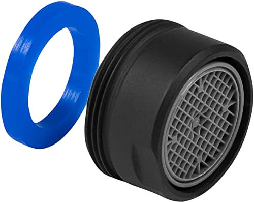 Cornat Strahlregler M24 x 1 AG - Black Edition - Außengewinde - Passend für handelsübliche Armaturen - Matt-schwarze Optik - Aus Messing gefertigt/Luftsprudler/Mischdüse / TEC307909