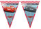 Procos - 9 Disney Cars Triangular Flags in FSC Paper 35116