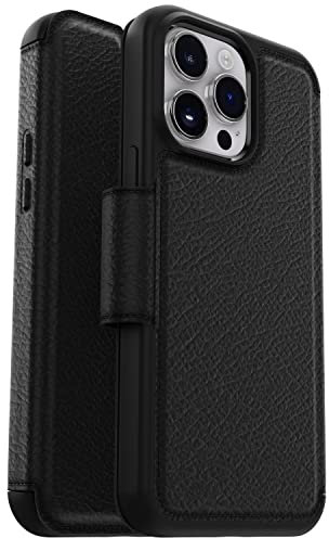 OtterBox Strada Folio Serie für iPhone 14 Pro Max (nur Shadow), Schwarz