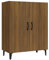 vidaXL Buffet Armoire de Rangement Meuble de Rangement Armoire Latérale Salle de Séjour Salon Intérieur Chêne Marron 70x34x90 cm Bois d'Ingénierie
