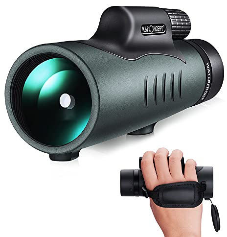 K&F Concept Monokular Teleskop wasserdicht 12x42 HD Handy Fernrohr