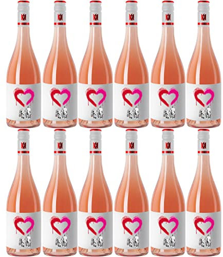 St Antony Love&Hope Rosé Edition LOVE&HOPE BIO Roséwein Wein trocken Deutschland Inkl. FeinWert E-Book (12 x 0,75l)