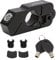 Effitnee Motorcycle Handlebar Lock Universal, Grip Brake Throttle Lock for Sports Bikes Mountain Bike ATVs- Black