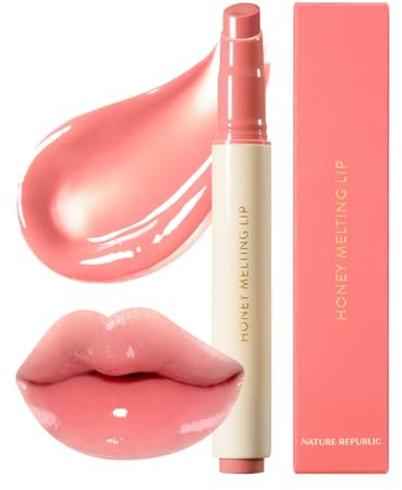 Nature Republic K-BEAUTY Lippenstift, Honigschmelzend, Lippenstift, Farbstoff, Koreanisch, Lipgloss, niedlich, glänzend