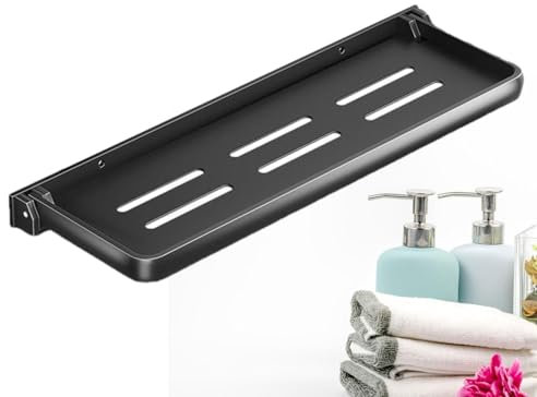 TROONZ RV-Aluminium-Klappregal, klappbares Badezimmer-Wandregal,Herunterklappbares Aluminiumregal für Wohnmobile - Zusammenklappbare, schwebende Aufbewahrungsorganisation, Regalregal für die