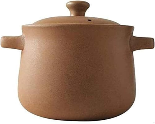Pentola di argilla per cucinare casseruola in ceramica con coperchio pentola di argilla cipolla zuppa casseruola casseruola pentola a cottura lenta pentole -6,2 l