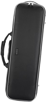 Aufbewahrungsbox für Geige, Tasche für Musikinstrumente in voller Größe, 4/4-Saiteninstrument, Geigenrucksack für Enthusiasten, Geigenliebhaber, Schwarz