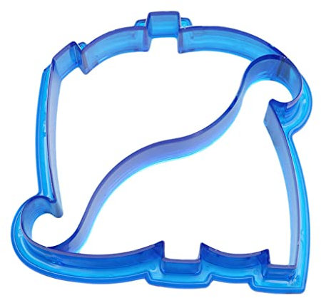 Generic Stampo a forma di dinosauro, 2 pezzi, per panini, toast, biscotti, torte, pane, cibo, colore: casuale