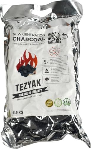 Instant Light Charcoal 3.5kg BBQ Charcoal Lumpwood Charcoal Barbecues Restaurant Grade Charcoal