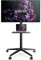 AOKCOS Soporte de TV Ruedas para 32-65 Pulgadas, Inclinable y Regulable en Altura Soporte de Suelo, Máx VESA 400x400mm 40KG