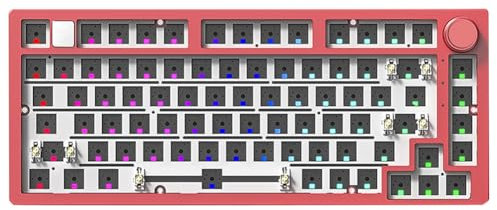 Yopeissn Kit de Clavier Mécanique avec, RGB Rétro-Éclairé, Monture à Joint Étanche pour Bureau, Gamer, Portable