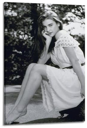 CHENSUL Demi Moore Poster auf Leinwand, Wandkunstdruck, Foto, Bild, Gemälde, Raumdekoration, Heimdekoration, 30 x 45 cm