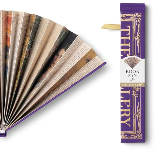 IF Book Lover’s Paper Fan – Elegant Handheld Fan, Perfect for Reading Outdoors, Gifts for Bibliophiles & Book Club Accessories - Gallery theme