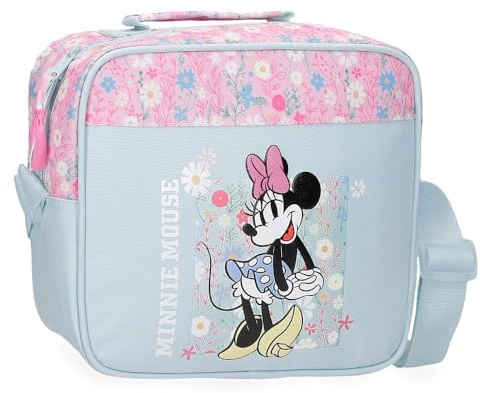 Trousse Disney Minnie Happy, Trousse pour Enfant, en Polyester, Triple Compartiment pour Une Meilleure Organisation, Taille idéale pour Transporter dans Votre Sac à Dos, avec poignée latérale.