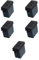 5x Suoneria, campanello, Moduli neri, Compatibile Con Vimar Arke', frutti, interruttori, pulsanti, deviatori, dimmer, sensori, PIR, buzzer, Per Placche originali e compatibili
