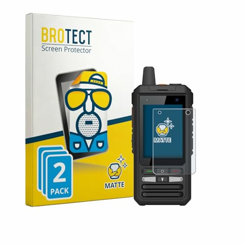 BROTECT Entspiegelungs-Schutzfolie für Uniwa F80S (2 Stück) Matte Displayschutz-Folie, Anti-Reflex, Anti-Fingerprint