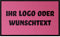WohnDirect Paillasson personnalisable I Cadeau avec votre nom/image/logo I Grand choix (60 x 85 cm, rose)