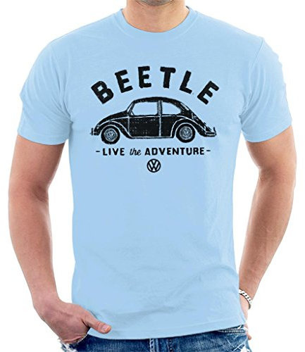 Volkswagen Beetle Black Live The Adventure Men's T-Shirt