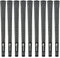 Karma Velour Black/White Standard Golf Grips (9 Pack)