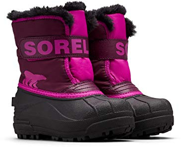 Sorel KIDS SNOW COMMANDER Schneestiefel für Unisex Baby, Lila (Purple Dahlia x Groovy Pink) - Children, 29 EU