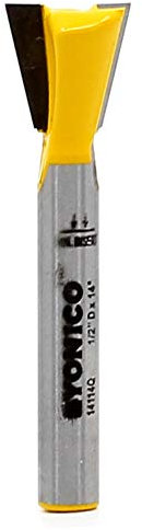 Yonico 14114q 14 X 1/2-Inch Dovetail Router Bit 1/4-Inch Shank