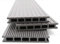 HORI® WPC Terrassenfliesen | Terrassendielen Malta Grau | Komplett-Set inkl. 40x60 mm Unterkonstruktion & Clips | Langlebig & Wetterfest | rutschfest | Pflegeleicht | Dielenlänge 3,20 m I Fläche 5 m²