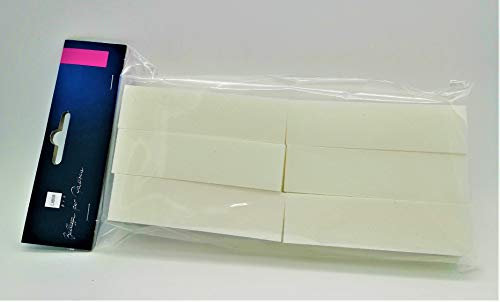 MATTONCINO BIANCO BUFFER MANICURE PEDICURE UNGHIE PROF.LE ESTETICA 6 PEZZI