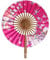 kdjsic Japanese Sakura Flower Pocket Folding Hand Fan Round Circle Party Decor Gift