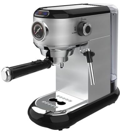 CAFETERA EXPRESS KUKEN 1500W 15 BARES DE PRESION SISTEMA CALENTAMIENTO THERMOBLOCK