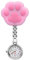 JSDDE Krankenschwesteruhr Cute Muster FOB Uhr Pflegeruhr Pulsuhr Ketteuhr Schwesternuhr mit Clip Analoge Quarzuhr Taschenuhr